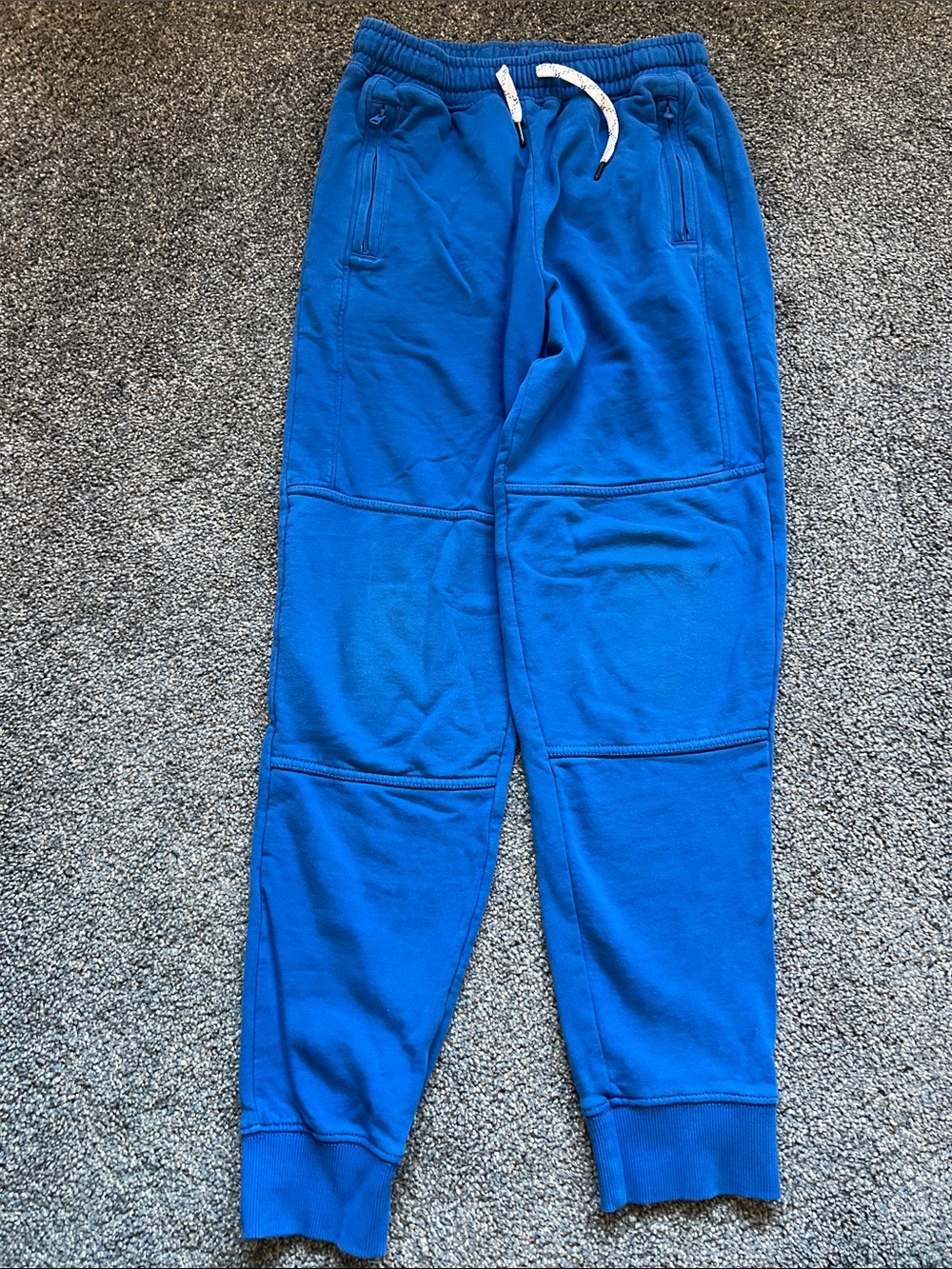 Hanna Andersson Kids Blue Drawstring Jogger Sweatpants